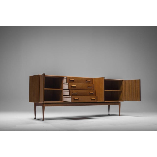 1960s Danish Sideboard in Teak by Gunnar Nielsen for Tibergaard, 1960s For Sale - Image 5 of 18