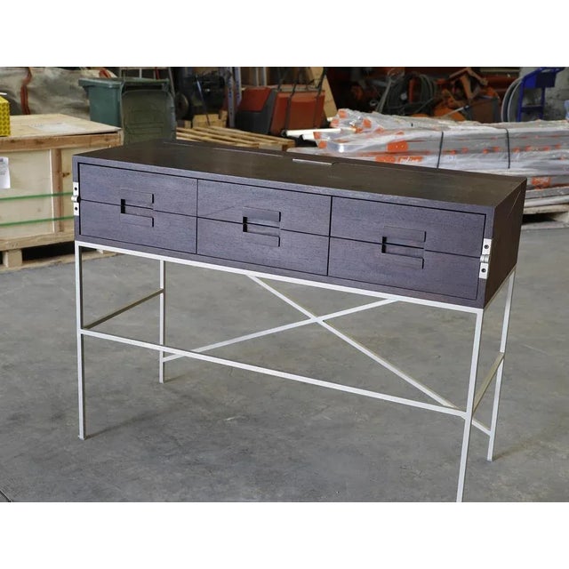 Wood Elios Desk in Solid Wood with Drawers by Antonio Citterio for Maxalto For Sale - Image 7 of 7