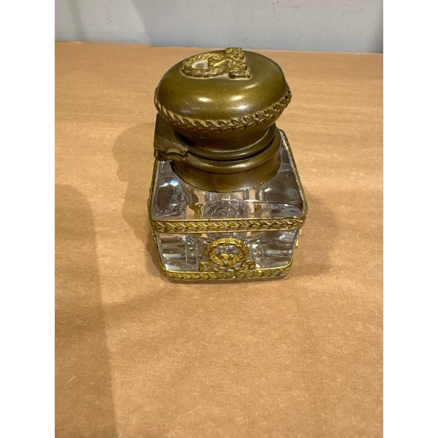 Antique French Ormolu Inkwell For Sale In Boston - Image 6 of 8