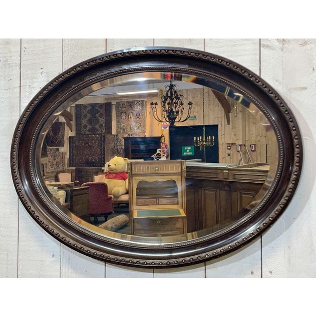 Antique Napoleon III Mirror in Rosewood, 1890s For Sale - Image 10 of 10