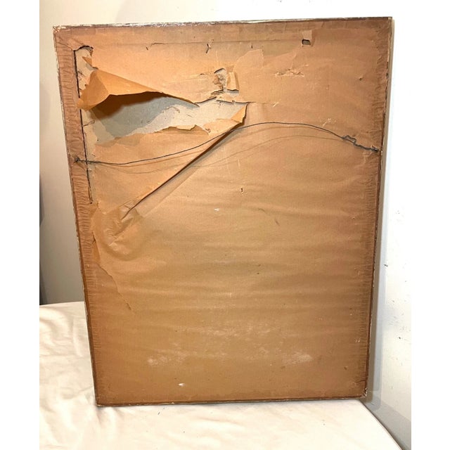 Antique 1800's Victorian Hand Embroidered Boy Smoking Needlepoint Portrait Art For Sale - Image 10 of 10