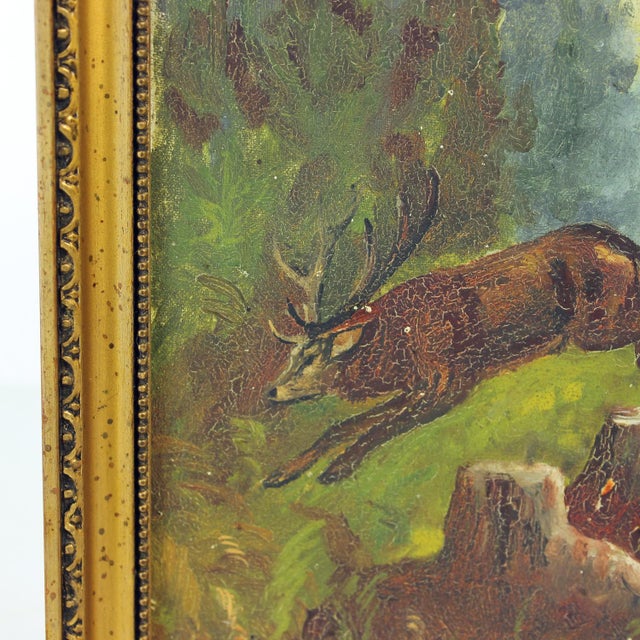 Beautiful set of two vintage paintings by Maria Hrušovská from Slovakia. The paintings are original, owned by the friend...