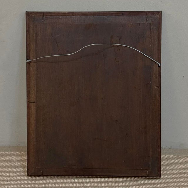 19th Century Renaissance Revival Carved Walnut Framed Panel For Sale - Image 16 of 16