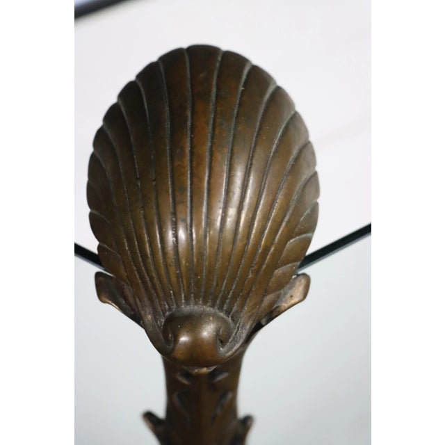 Bronze Jewel Aquarium Co. Bronze Seahorse, Dolphin & Clam Aquarium For Sale - Image 8 of 13