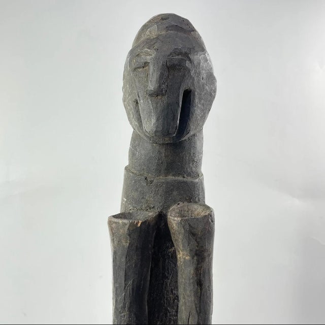 Early 20th Century Cross River Standing Wood Figure Nigeria For Sale - Image 4 of 9