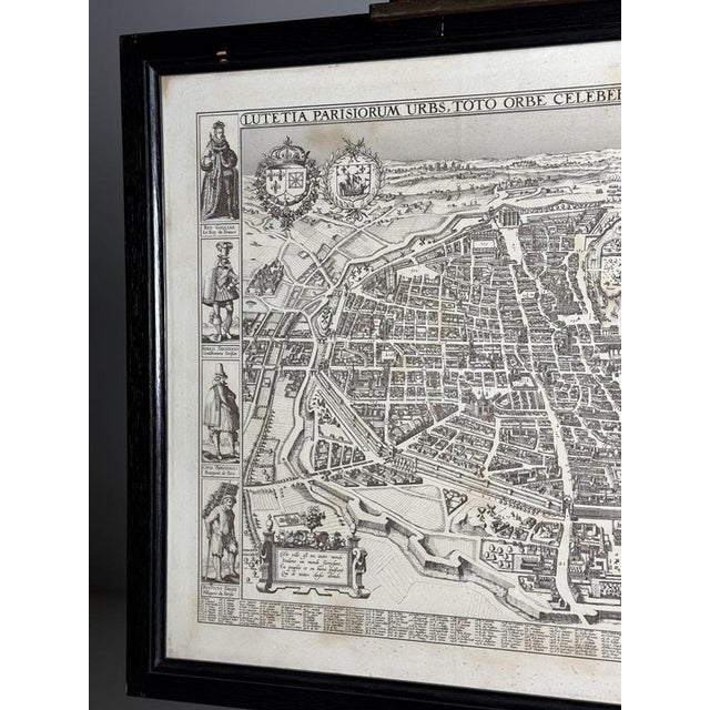 Framed Map of Paris For Sale - Image 12 of 18