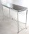 Wood Wrought Iron and Bamboo Console Table For Sale - Image 7 of 13