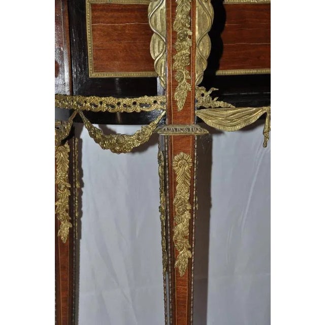 19th Century Antique Louis XVI Style Console After Design by Jean-Henri Riesener For Sale - Image 11 of 13