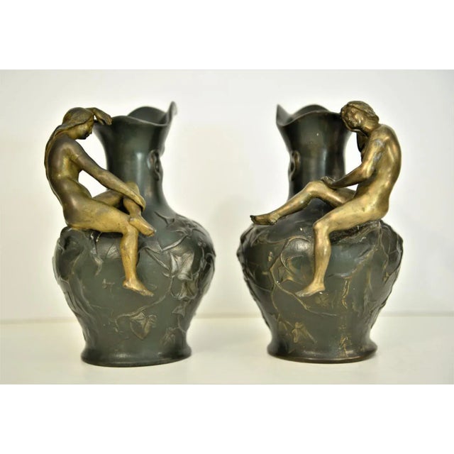 Art Nouveau Pitchers from Charles Théodore Perron, 1900s, Set of 2 For Sale - Image 5 of 13