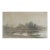 Late 19th Century Pastoral Lake Cottage Charcoal Drawing For Sale