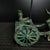 Metal Chinese Bronze Horse & Chariot Sculpture With Verdigris Patina For Sale - Image 7 of 9