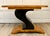 Art Deco Revival Burlwood Console Table With Sculptural Curved Base For Sale - Image 12 of 16