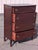 Wood Vintage Mid 20th Century Federal Hepplewhite Style Mahogany Four Drawer Chest of Drawers For Sale - Image 7 of 10