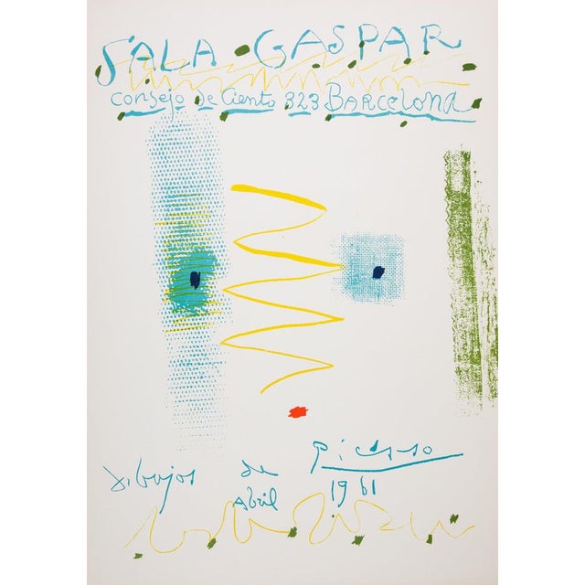 Pablo Picasso, Abstract Face, Lithograph For Sale - Image 6 of 6