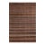 Boho Chic Brown/Gold High Low Wool Rug - 8'10'' X 12'3'' For Sale