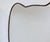 Mid-Century Modern Italian Wall Mirror with Brass Frame, 1960s For Sale - Image 9 of 14