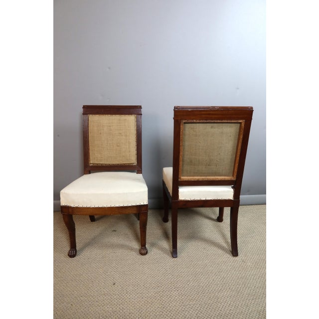 Wood Empire Chairs, Set of 6 For Sale - Image 7 of 16
