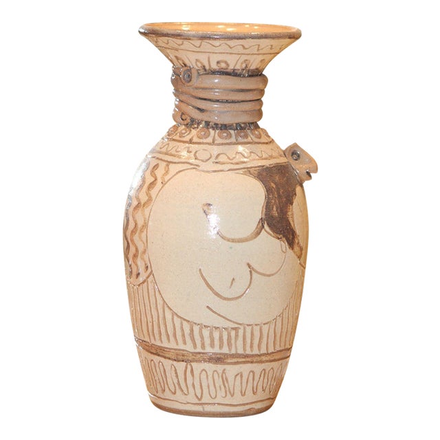Authentic Signed Vintage Donald Beaulieu (1950-2019) Studio Pottery Vase For Sale