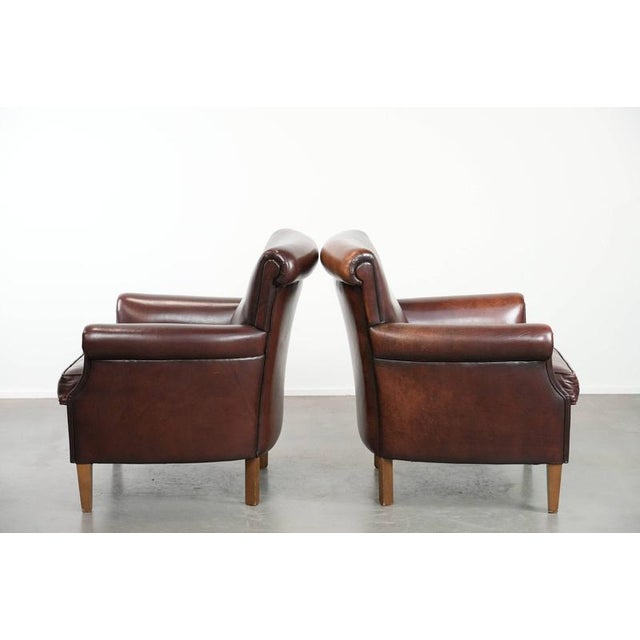 Sheepskin Armchairs, Set of 2 For Sale - Image 4 of 16