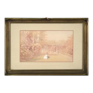 Playing in the Garden With a Cat - Landscape
