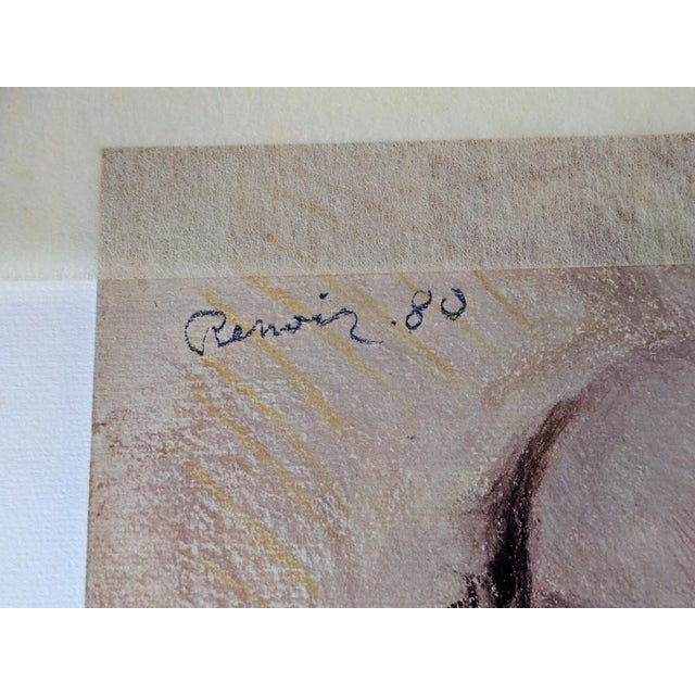 Pierre-Auguste Renoir, Portrait of Paul Cezanne, Lithograph For Sale - Image 3 of 4