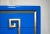 Blue Vintage Hollywood Regency Kittinger Mandarin Style Greek Key Chest - Newly Lacquered For Sale - Image 8 of 11