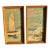 Vintage Paint by Number Ocean Scene Framed Artwork- A Pair For Sale