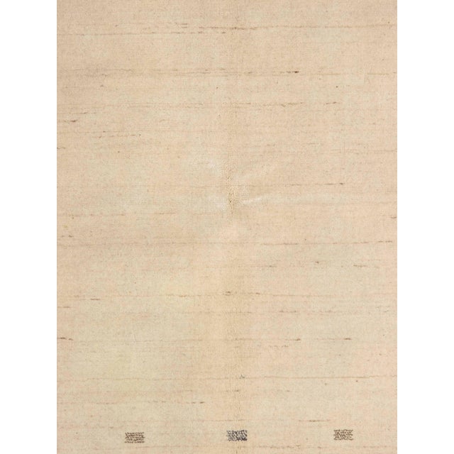 Contemporary Vintage Hand-Knotted Gabbeh Rug 5'7" X 8'0" For Sale - Image 3 of 4