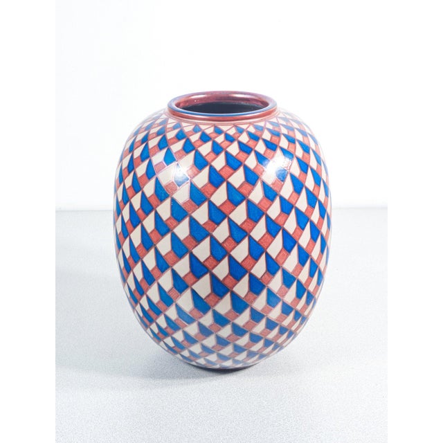 1970s Majolica Vase by Bottega Vignoli, 1970s For Sale - Image 5 of 16