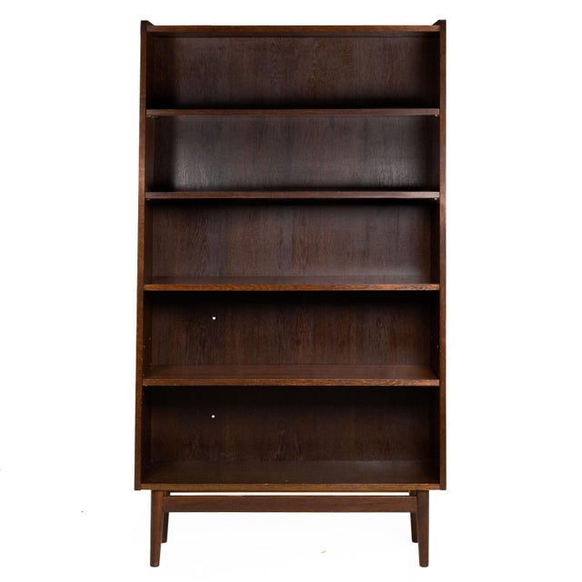 EBONIZED OAK BOOKCASE BY JOHANNES SORTH FOR NEXO MØBELFABRIK Unmarked, a known design | serial marked "No. 332 95" Item #...