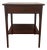 Vintage Craftique Chippendale Style Solid Mahogany Nightstand / Side Table For Sale