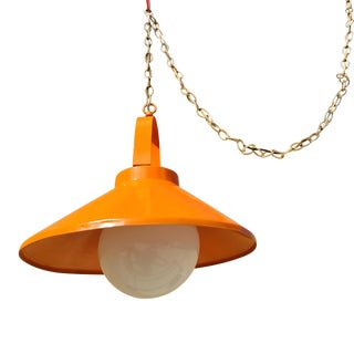 Vintage 1960s Mid-Century Modern Hanging Swag Lamp For Sale
