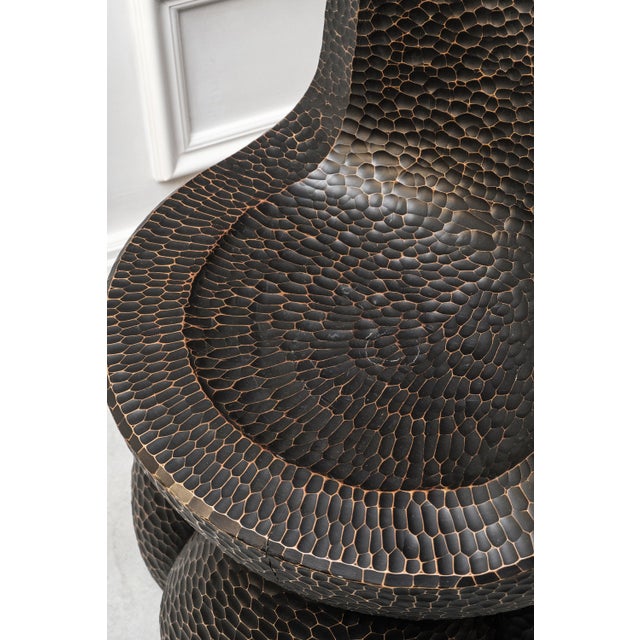 Masson Black Shell Chair by Grigorii Gorkovenko For Sale - Image 4 of 11