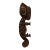 African Hand Carved Animal Wall Sculpture For Sale
