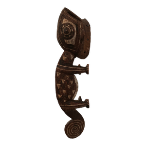 African Hand Carved Animal Wall Sculpture