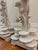 Mid 20th Century Italian Ceramic Faux Bamboo & Lotus Flower Table Lamps - A Pair For Sale - Image 10 of 17