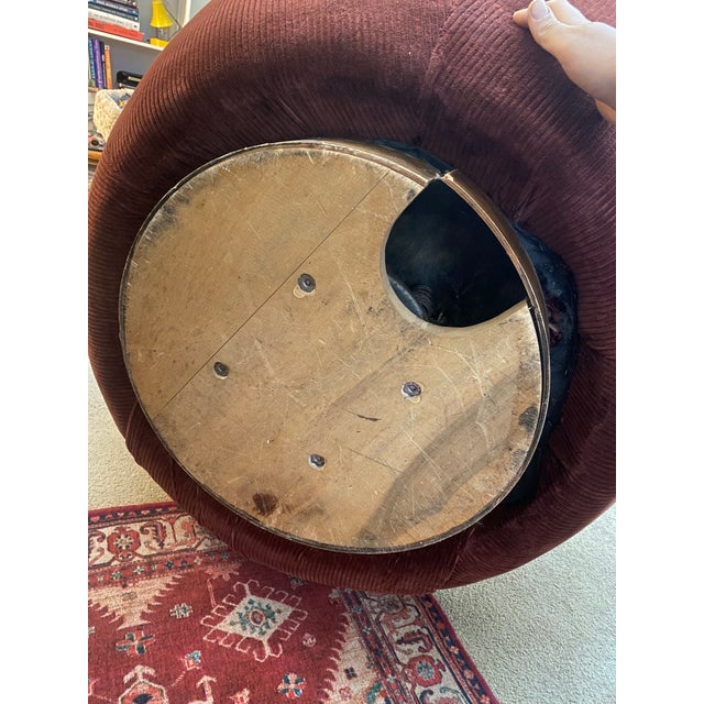 1960s Milo Baughman Swivel Tilt Egg Chair Chairish