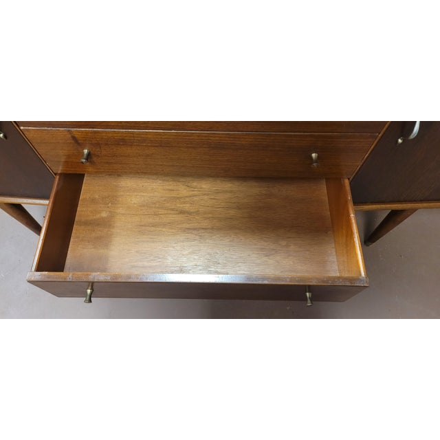 Mid Century Modern Sideboard Signed Beautiful Wood For Sale - Image 11 of 17