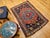 Antique Caucasian Kazak Area Rug, Handwoven Wool, Geometric Medallion Design, Late 1800s, 4' x 5' For Sale - Image 11 of 18