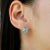 14K White Gold 12 pieces 6 x 4 mm Natural Aquamarine｜Sky-Blue｜Pear｜Eye Clean 2 pieces 4 x 4 mm Natural Aquamarine｜Sky-...