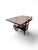 1980s Mid-Century Mahogany Tea Cart / Bar Cart With Extension Leaves and Table Pads For Sale - Image 4 of 6