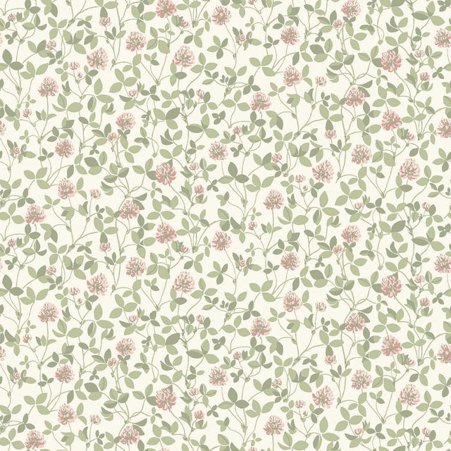 Early 21st Century Boråstapeter Klöver Wallcovering In Leaf For Sale - Image 5 of 5