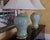 Pair of Vintage Celadon Glazed Ceramic Ginger Jar Table Lamps For Sale - Image 15 of 18