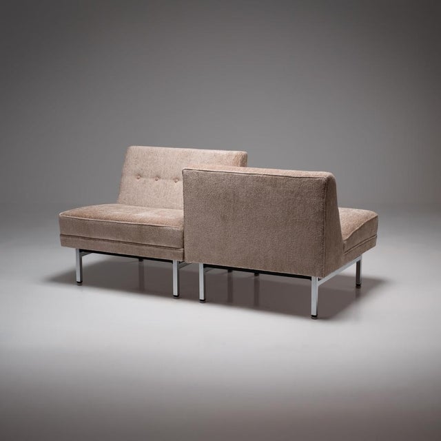 Mid-Century Modern Modular Lounge Chairs by George Nelson for Herman Miller, 1960s, Set of 2 For Sale - Image 3 of 15