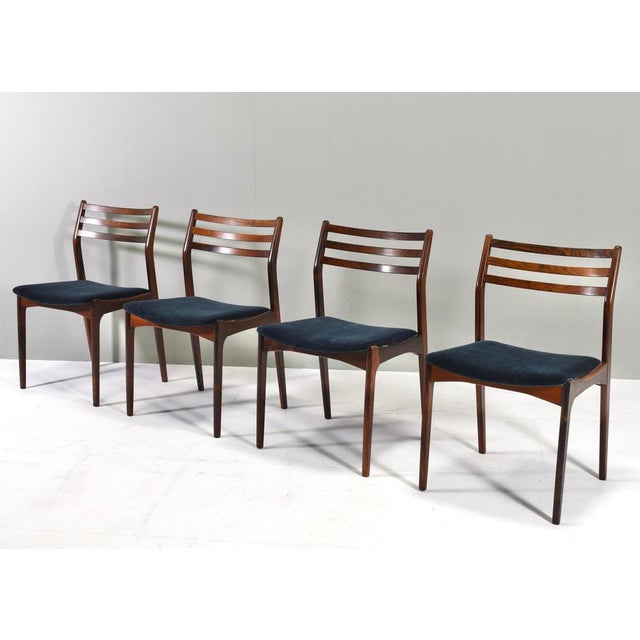 Danish Chairs by J. Andersen, 1960s, Set of 4 For Sale - Image 6 of 18
