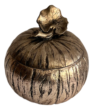 Pumpkin Ice Bucket in Silver Metal by Mauro Manetti, 1970s