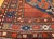 Antique Cloudband Kazak Area Rug, Hand-Knotted Wool, Geometric Design, Red & Blue, 5' x 8' For Sale - Image 12 of 15