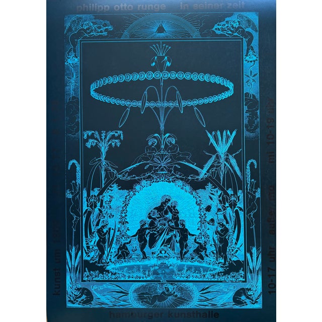 Almir Mavignier (1925–2018), Philipp Otto Runge Und Seine Zeit, Tageszeiten: Tag, Kunsthalle Hamburg, 1977, Exhibition Poste, Printed in Germany For Sale - Image 9 of 14