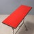 Wood Console Table with Red Lacquered Wood Top, 1990s For Sale - Image 7 of 9