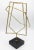 Mid Century Modern Golden Metal Orb on Marble Base For Sale - Image 9 of 9